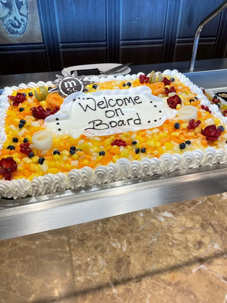 Guest photo aboard MSC Splendida