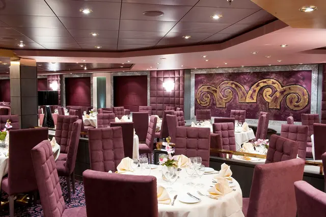 At sea