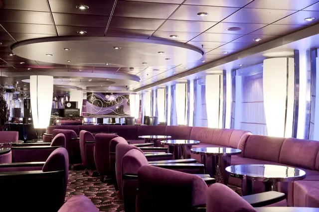 At sea