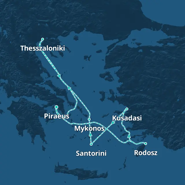 Útvonaltérkép